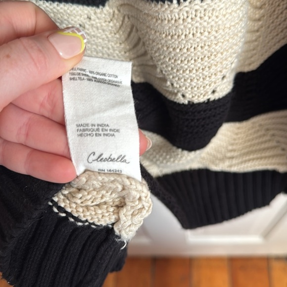 Cleobella // Black & Ivory Kori Sweater - Picture 10 of 10